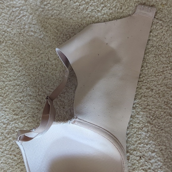 Soma Vanishing Back FC Lace Trim Beige Two Clasp Bra Size 36 C - Picture 10 of 10